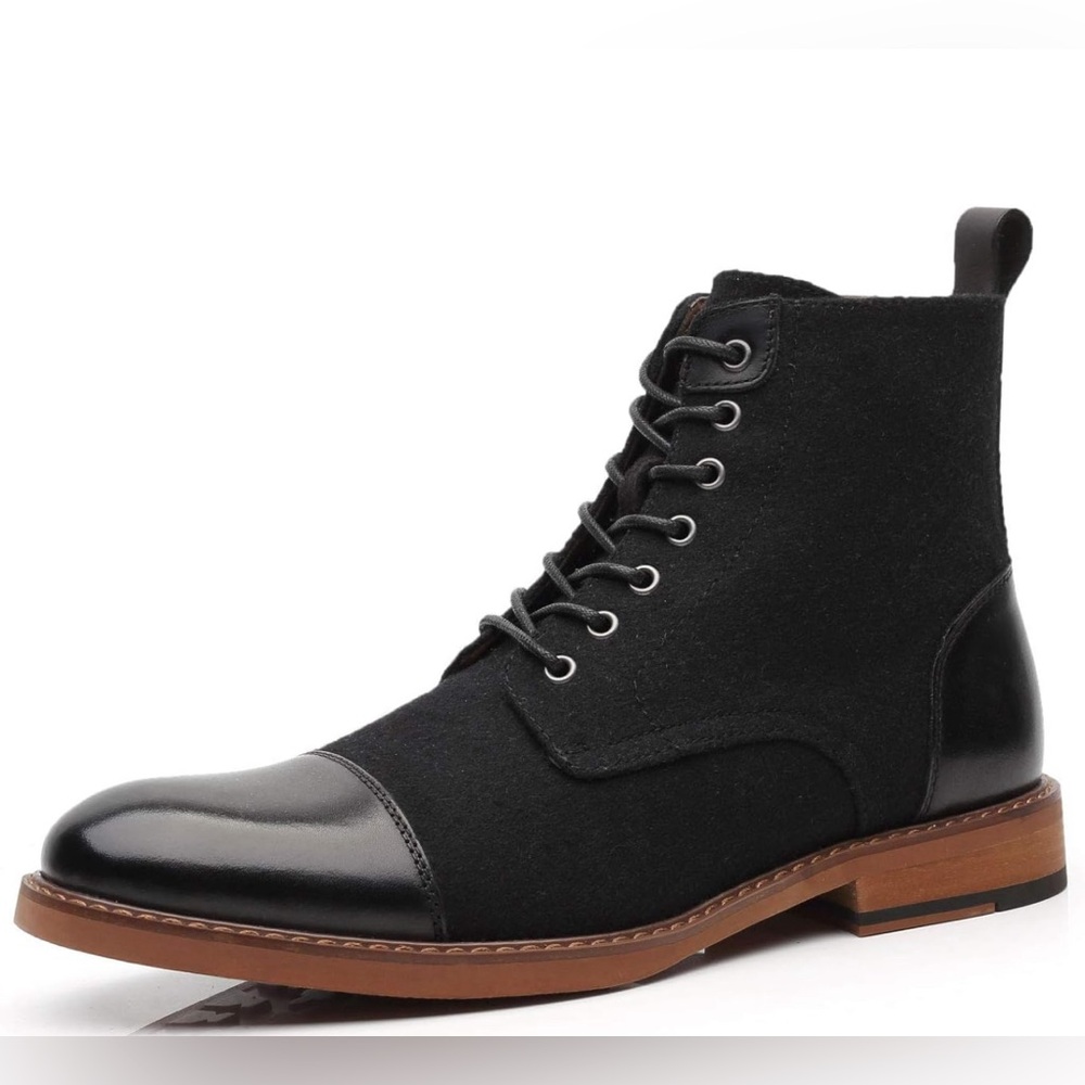 LA MILANO Men's STANCE II GENUINE LEATHER UPPER B51712-1 Oxford Boots Size‎ 7